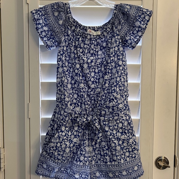 Vineyard Vines Bahamas Otomi Blue and White Romper Size XS Preppy ~ Spring! - Picture 1 of 5